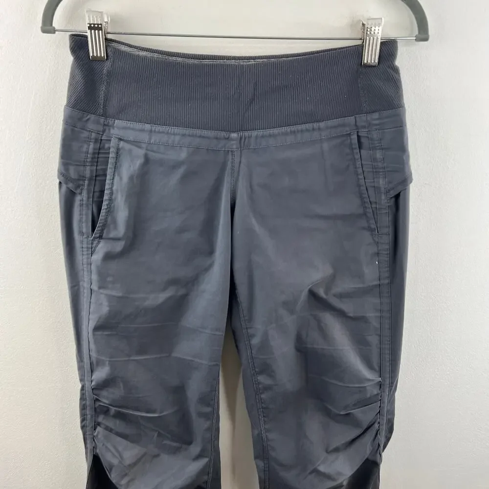 LULULEMON Womens Gray Elastic Waist Mid-Rise Activewear Pull-On Joggers Pants